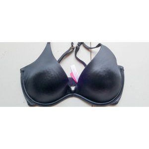 Victoria's Secret Pink Scoopneck Bra Black Size 34D